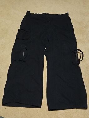 Aeropostale Black Utility Cargo Pants